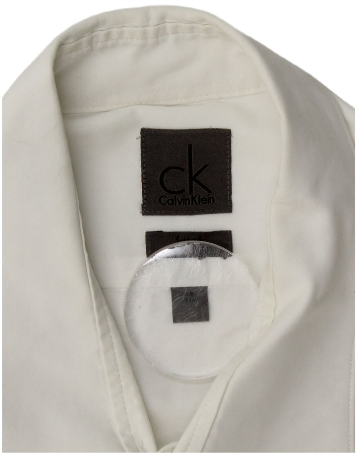 Calvin Klein Herreskjorte Str. 17 44 XL Hvid