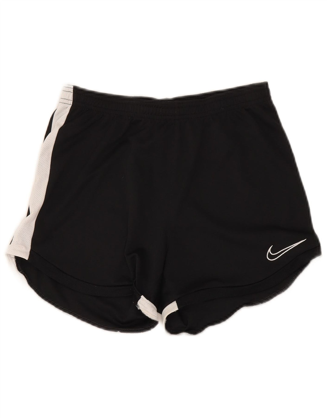 Nike sportsshorts til kvinder UK 10 Small Black Colourblock Polyester