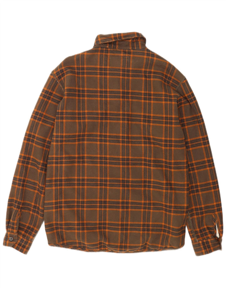 Carrera herre skovhugger flannel skjorte medium brun ternet