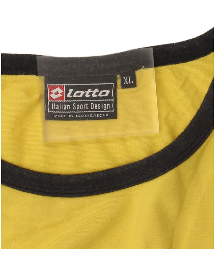 Lotto Herre T-Shirt Top XL Gul