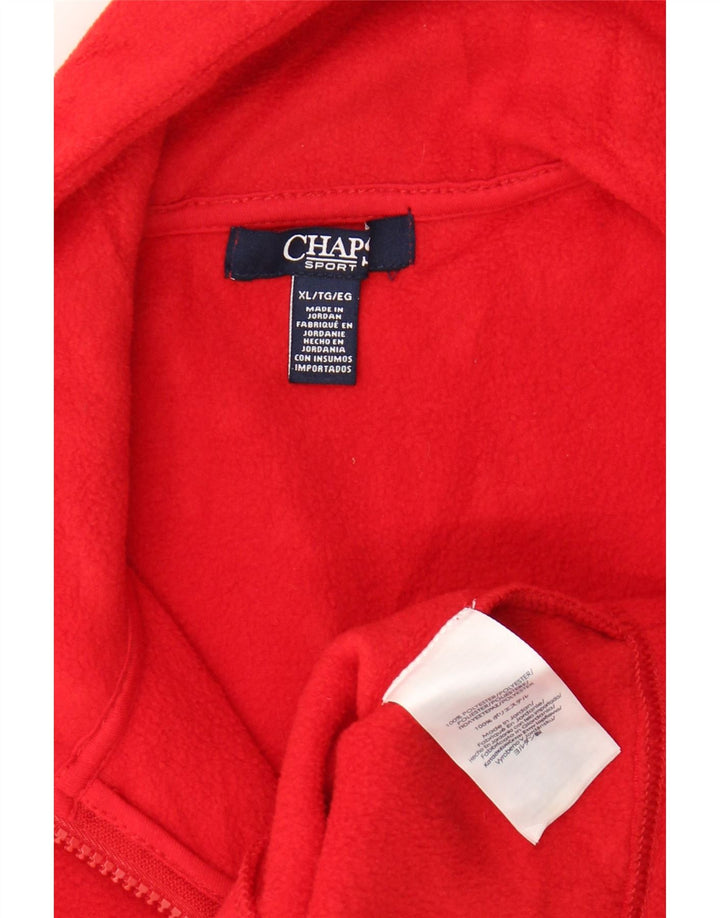 CHAPS Dame Fleece Gilet UK 18 XL Rød Polyester