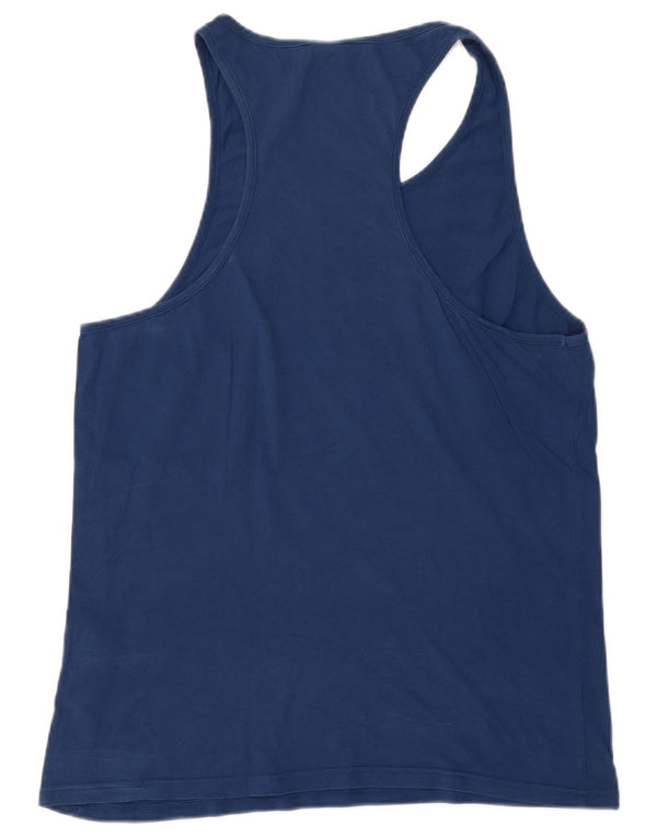 Champion Mens Vest Top XL Navy Blue Cotton