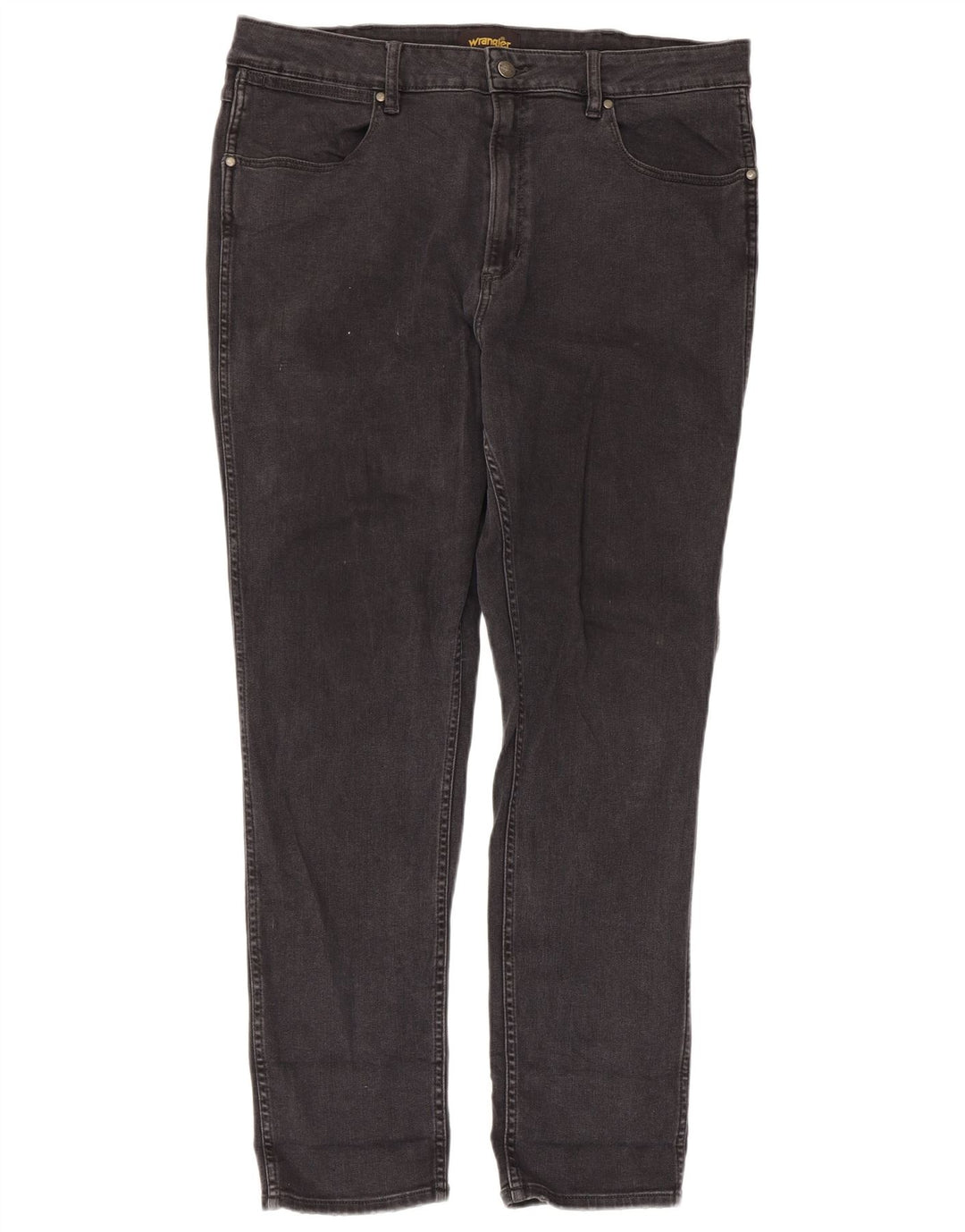 Wrangler Herre Sid Slim Jeans W38 L29 Grå Bomuld
