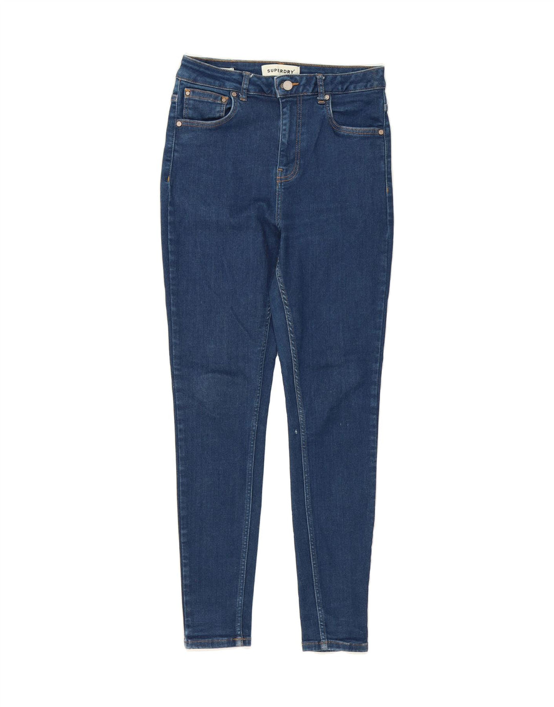 SUPERDRY Womens Skinny Jeans W28 L27 Blue Vintage Superdry and Second-Hand Superdry from Messina Hembry 
