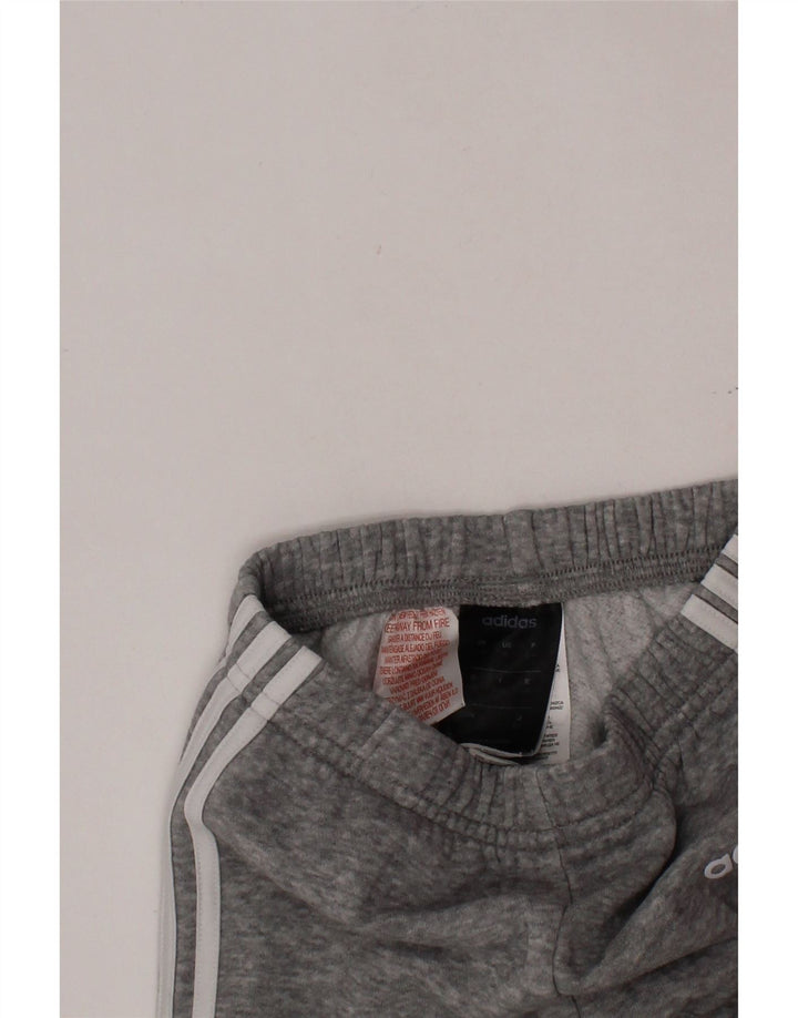 ADIDAS Drenge Grafisk træningsdragt Bukser Joggers 3-4 år Grå Bomuld