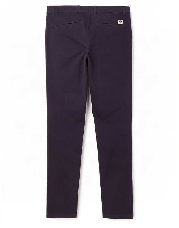 Zara Herre Slim Chino Bukser EU 42 Large W32 L31 Navy Blue
