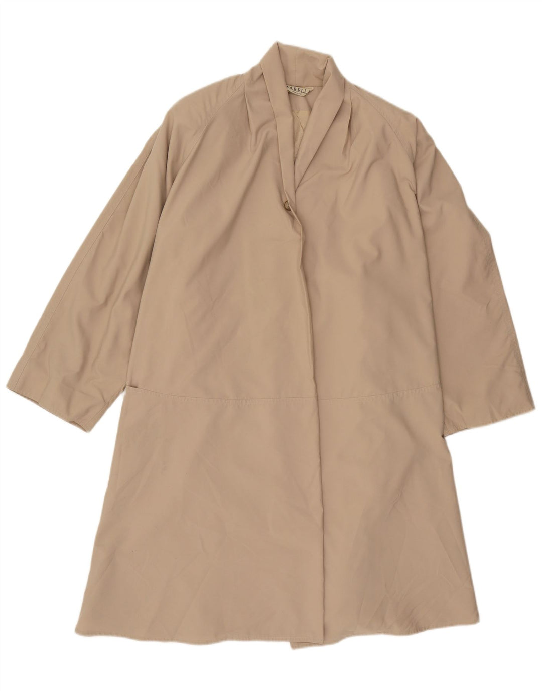 Marella Dame Overfrakke UK 14 Stor Beige Polyester