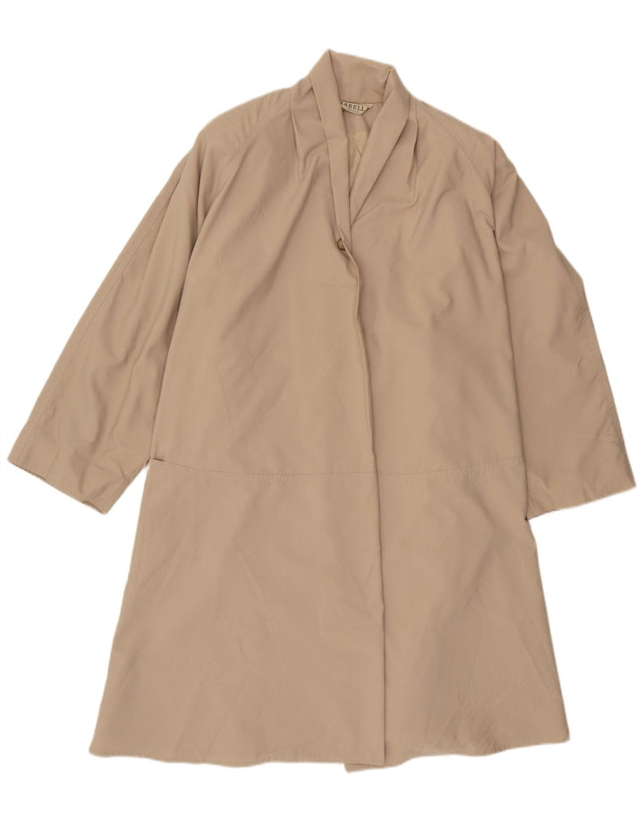 Marella Dame Overfrakke UK 14 Stor Beige Polyester