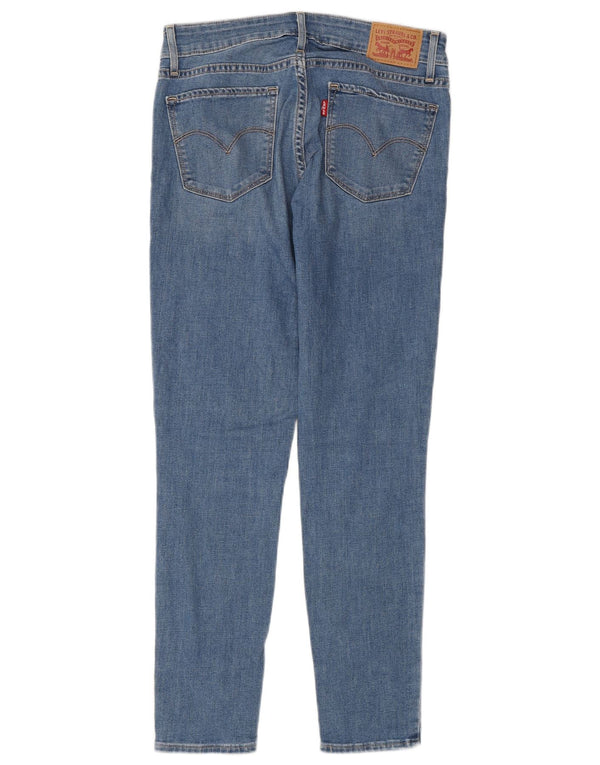 Levi's Dame 711 Skinny Jeans W26 L27 Blå Bomuld
