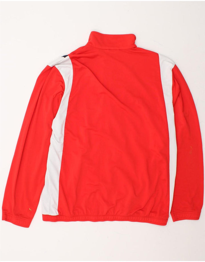 PUMA Mens Tracksuit Top Jacket Large Red Colourblock Polyester Vintage Puma and Second-Hand Puma from Messina Hembry 