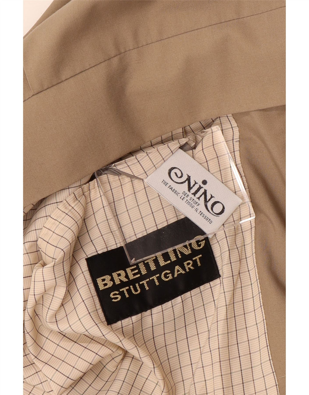 NINO Bomberjakke til mænd UK 42 XL Beige Polyester