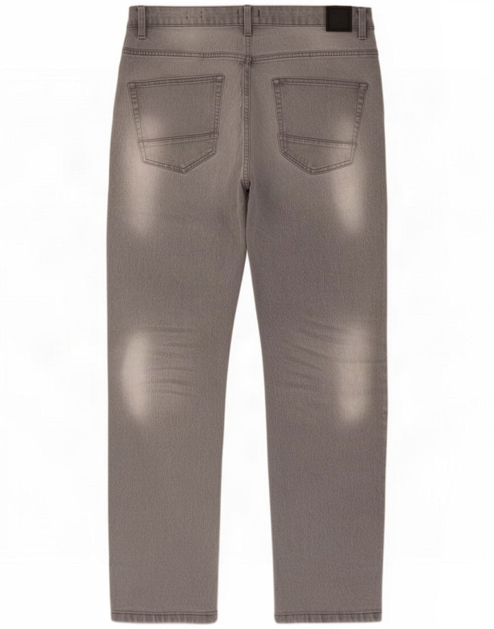 Bench Straight Jeans til mænd W34 L32 Grå Bomuld