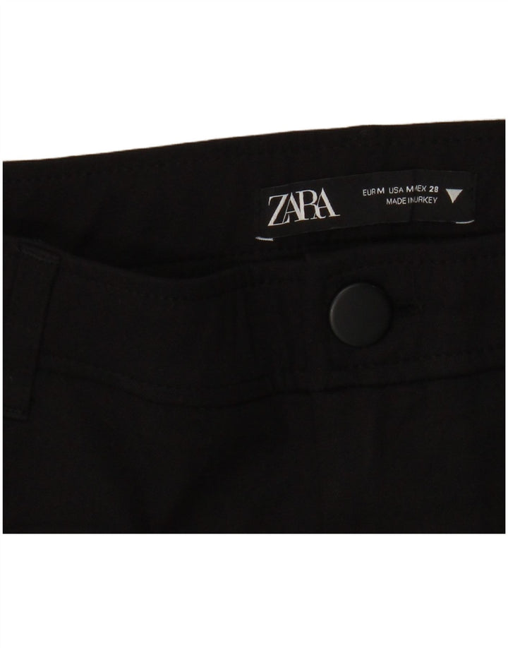 Zara Dame Flare Casual Bukser Medium W28 L29 Sort