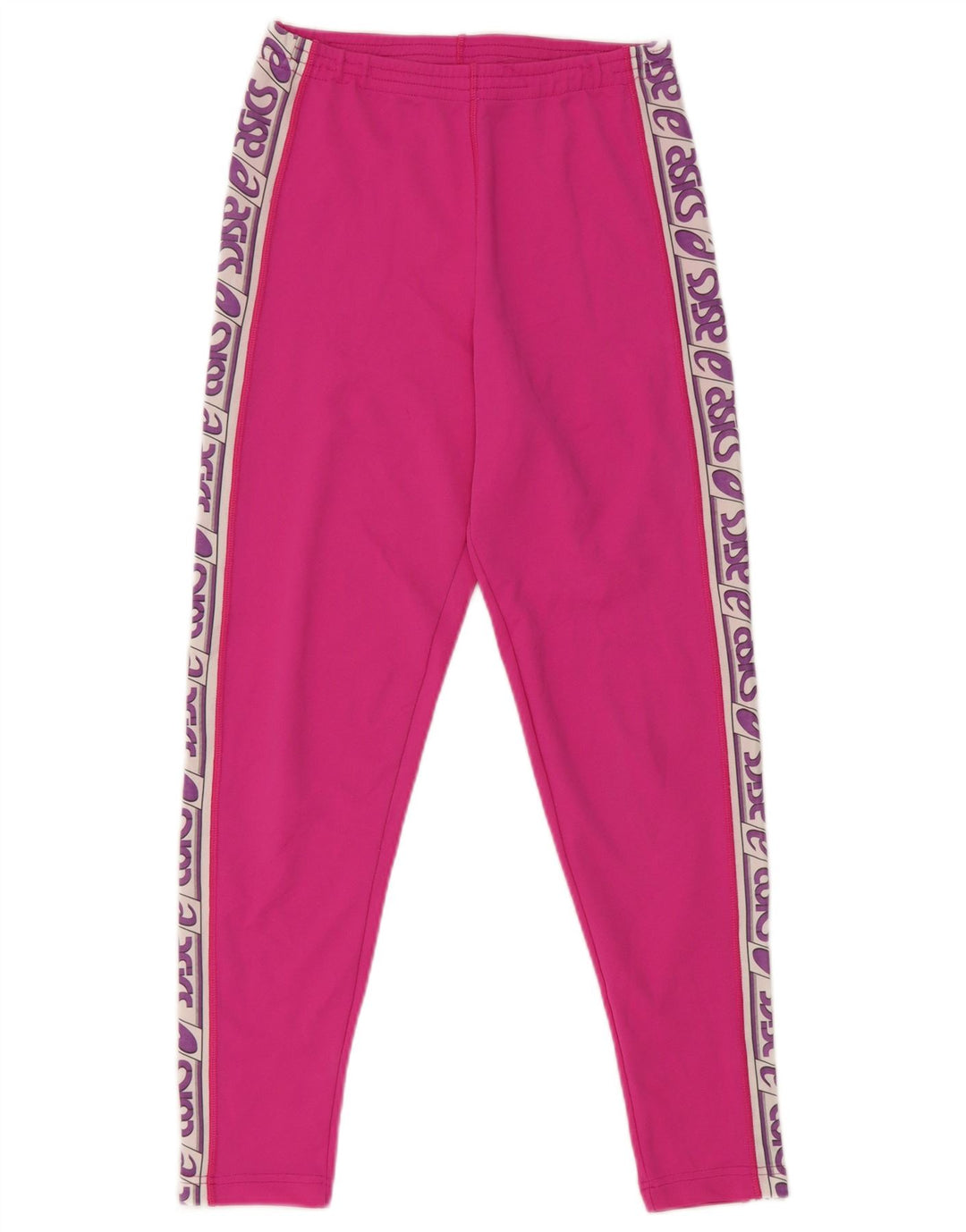 Asics Graphic Tracksuit Bukser til kvinder UK 12 Medium Pink Colourblock