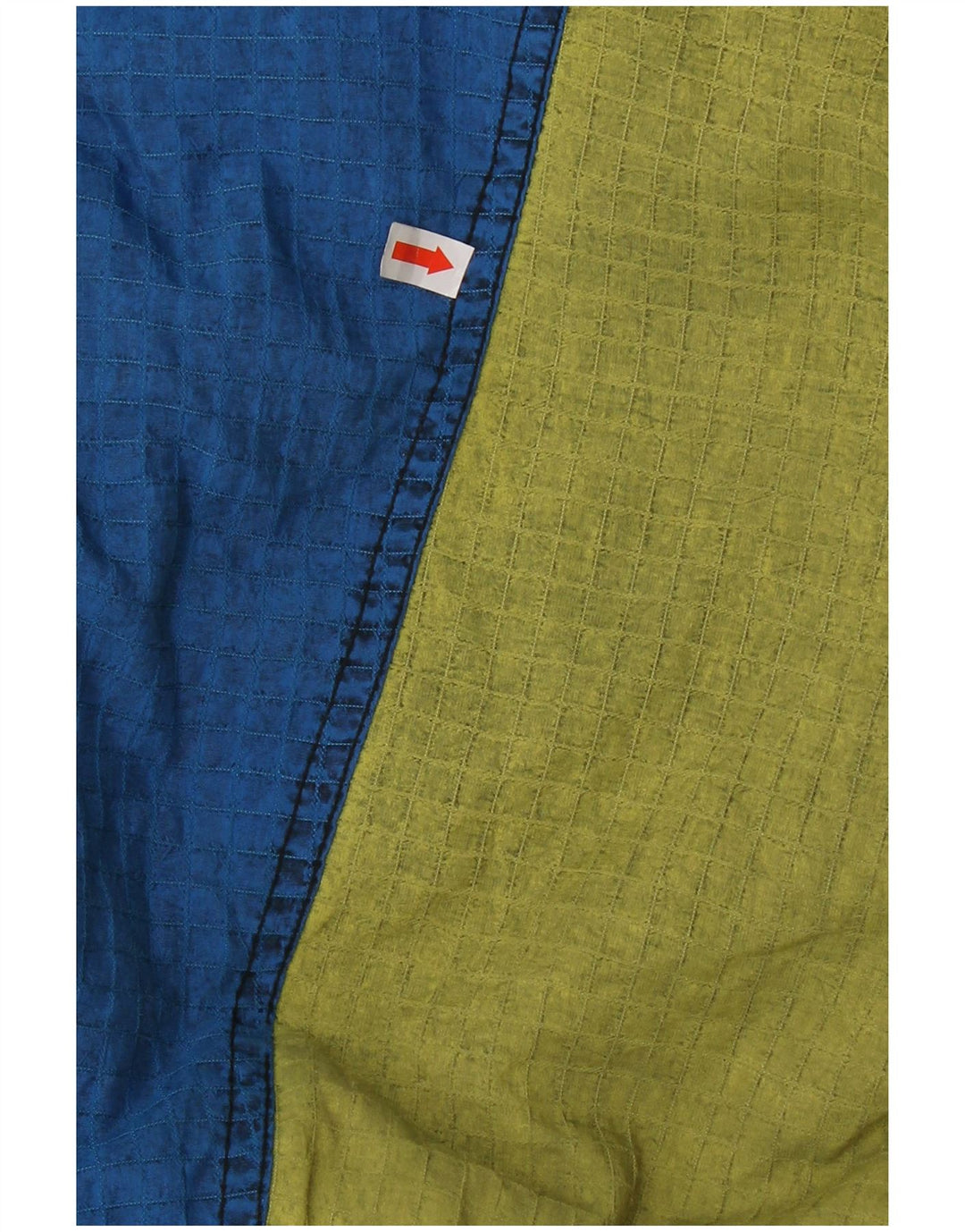 Vintage Ski Jumpsuit til mænd med hætte IT 52 Stor blå farveblok polyamid