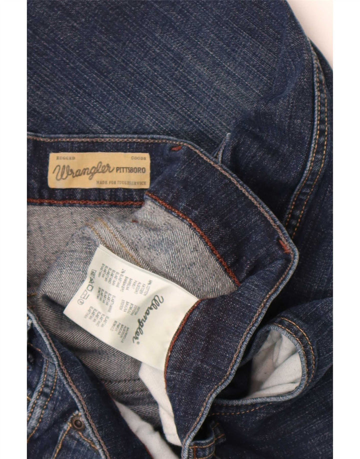 Wrangler Herre Pittsboro Bootcut Jeans W32 L32 Marineblå Bomuld