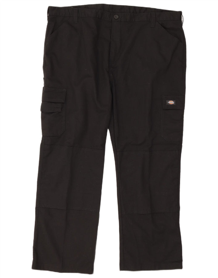 Dickies Herre Straight Cargo Bukser W46 L30 Sort Polyester