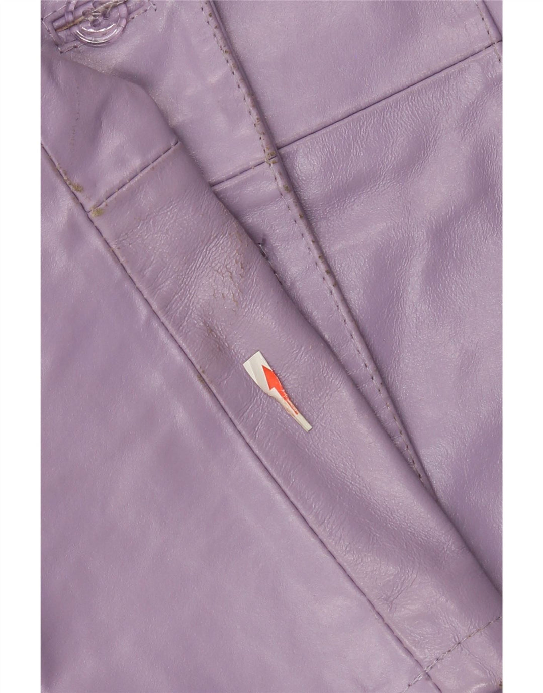 Vintage læderjakke til kvinder UK 14 Large Purple