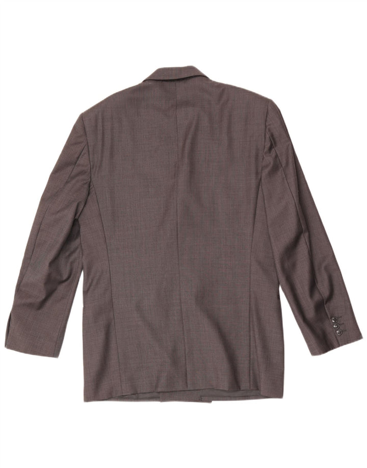 Oreste Boggio Casero Herre Double Breasted Blazer Jacket UK 38 Medium Grey