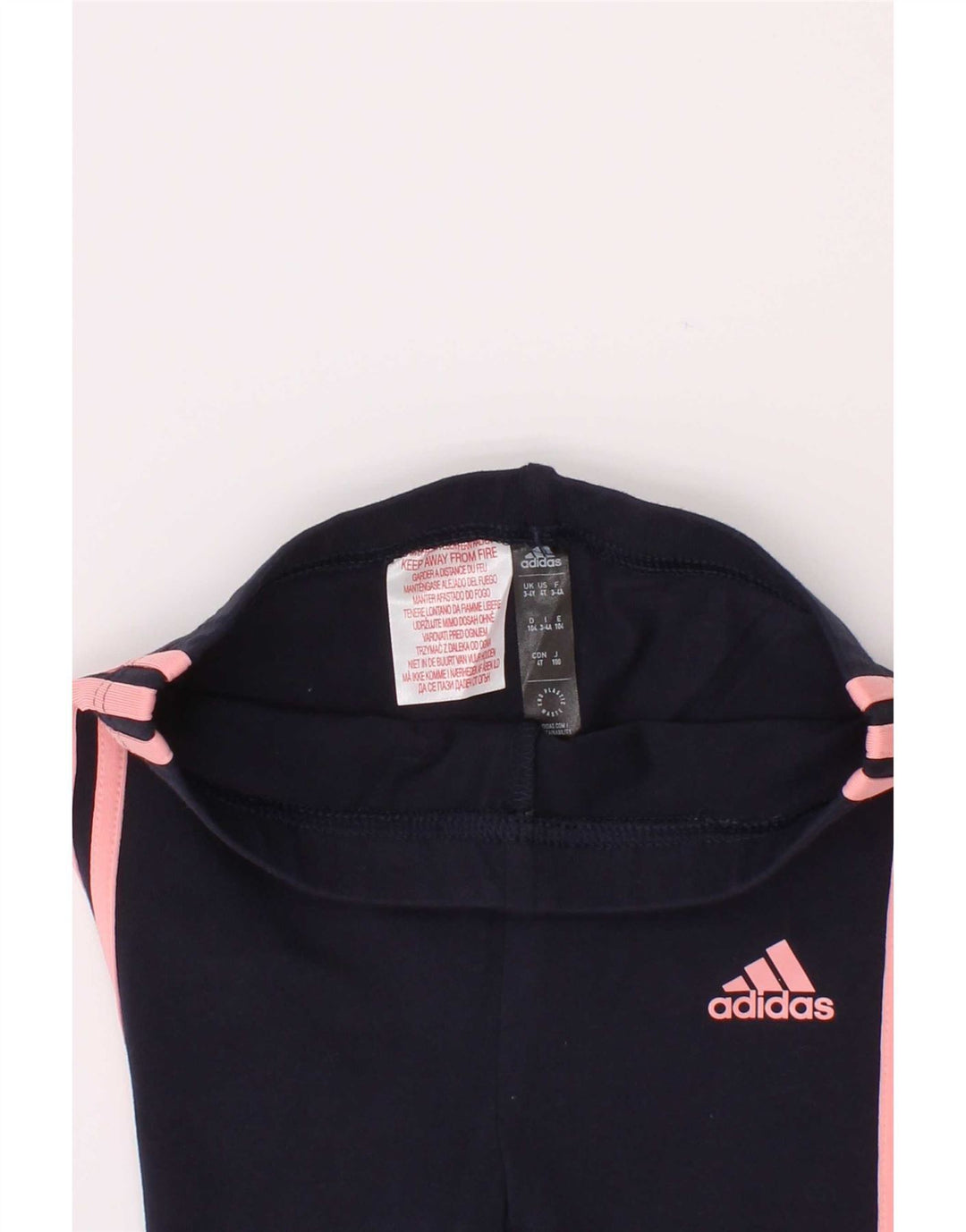 Adidas pigeleggings 3-4 år marineblå