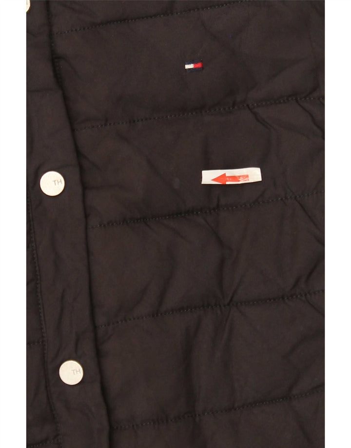 Tommy Hilfiger Dame Polstret Gilet UK 6 XS Sort Polyester