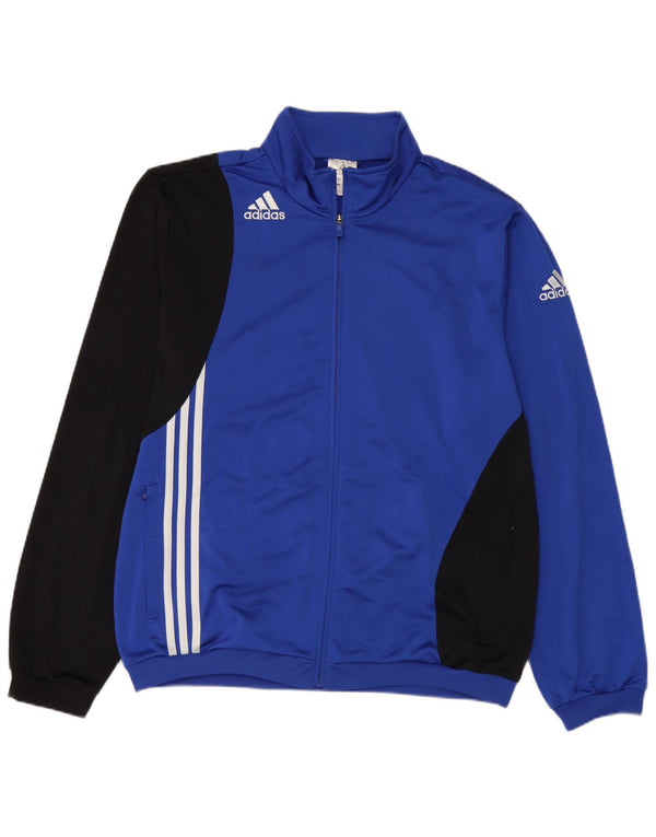 Adidas Træningsdragt til mænd Topjakke UK 48/50 XL Blå Colourblock Polyester