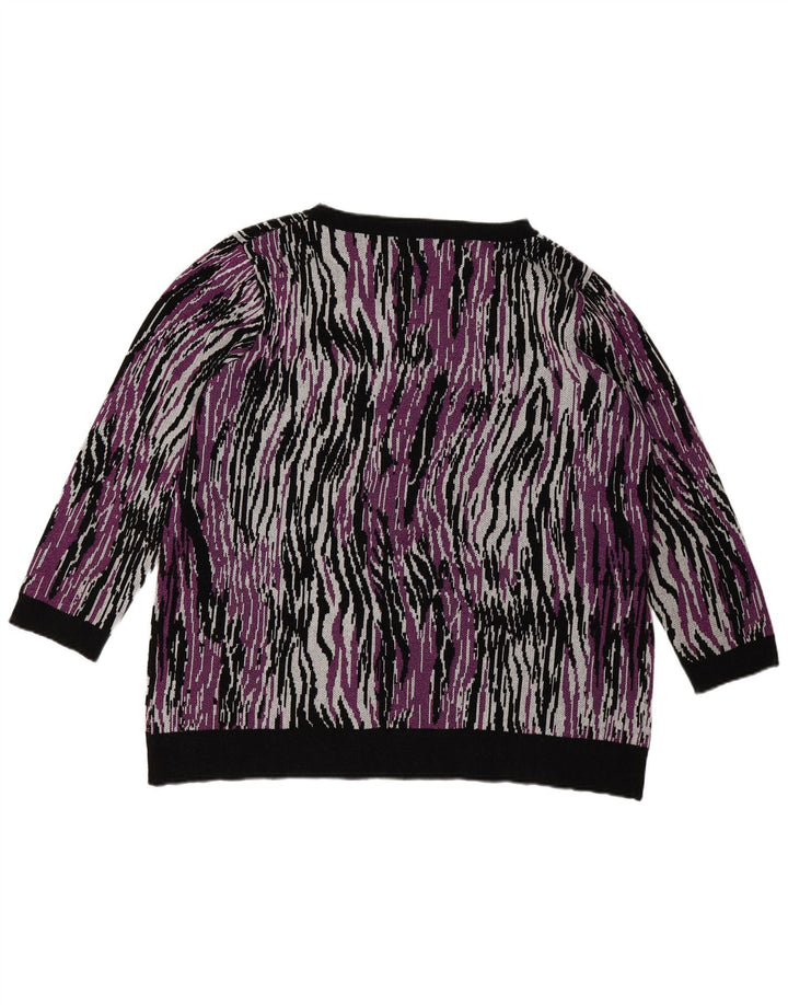 Florela Rubino Dame Crew Neck Jumper Sweater UK 14 Medium Flerfarvet
