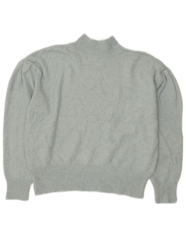 Marks & Spencer Dame Turtle Neck Jumper Sweater UK 14 Medium Turkis