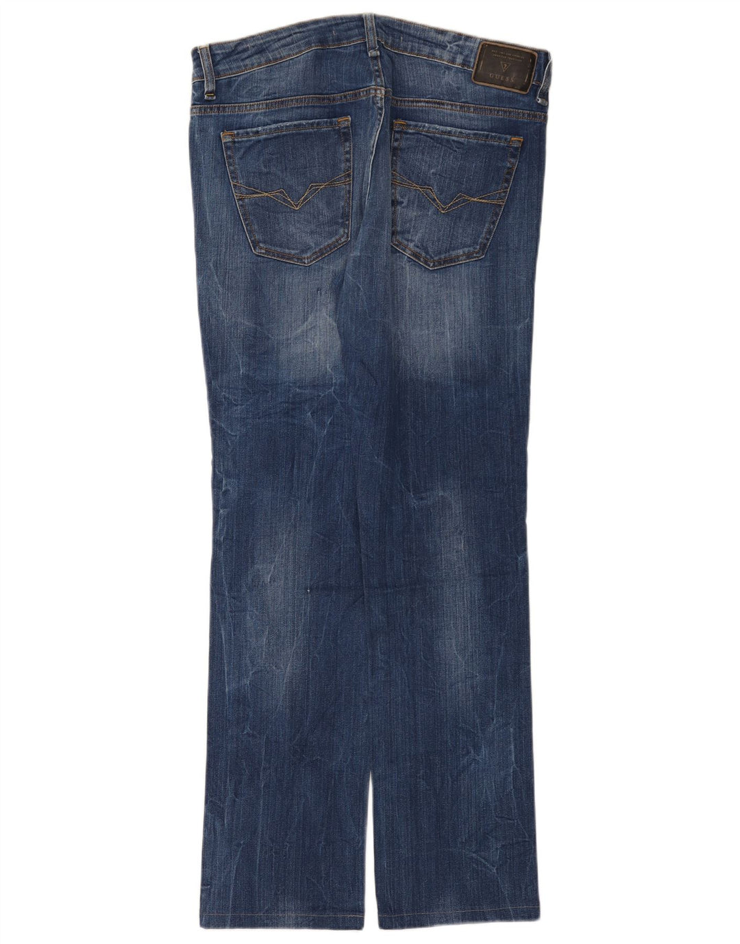 Guess Straight Jeans til mænd W34 L32 blå bomuld