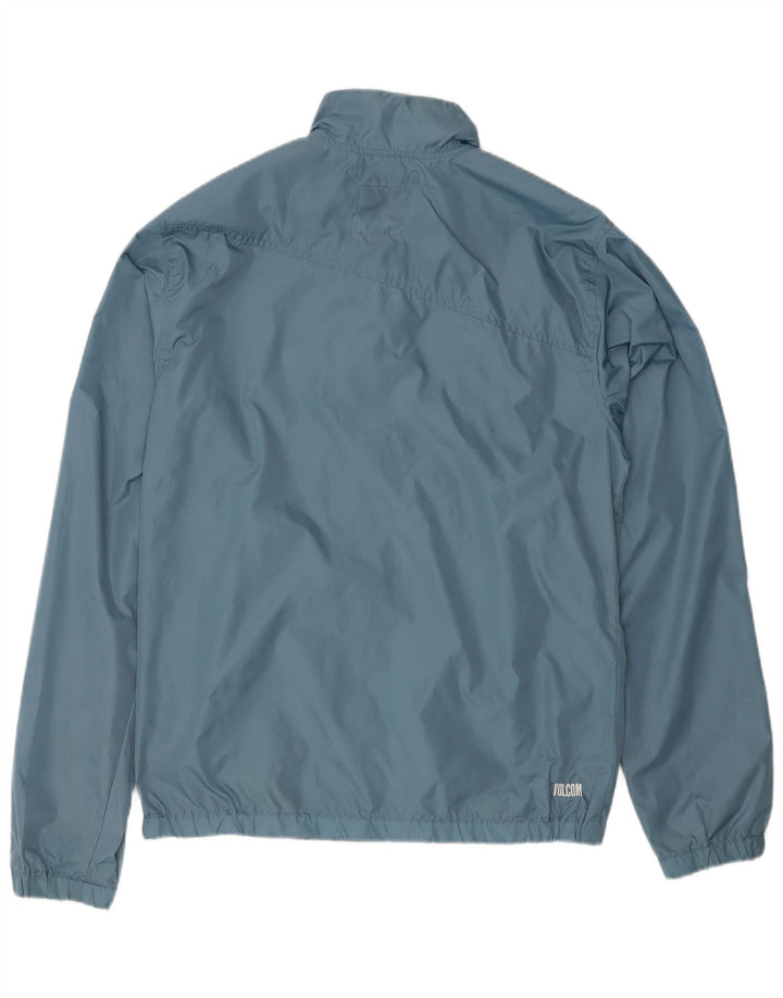 Volcom Regnjakke til mænd UK 38 Medium Blue Nylon
