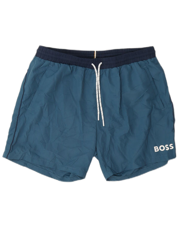 Hugo Boss Mens Swimming Shorts XL Blue