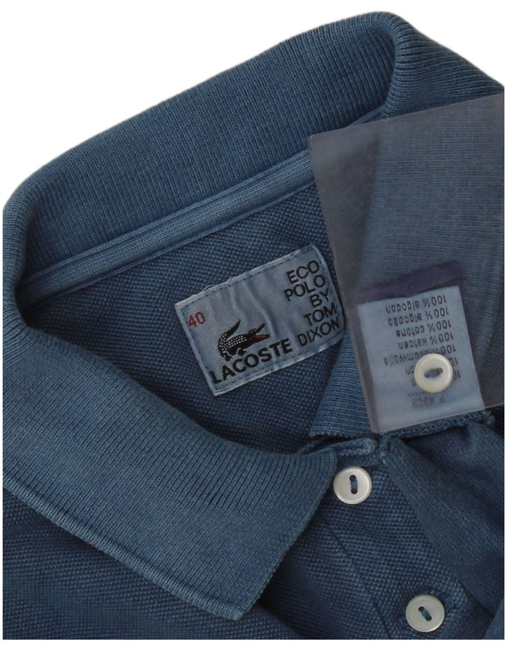 Lacoste Dame Polo Shirt Størrelse 40 Medium Blå Bomuld