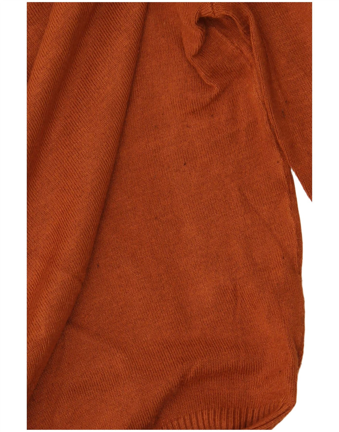 Marks & Spencer Dame Crop Crew Neck Jumper Sweater UK 8 Small Brown