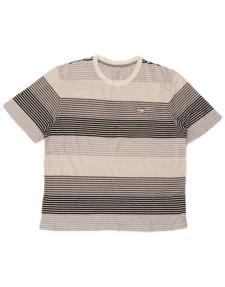 Nike herre T-shirt top XL grå stribet
