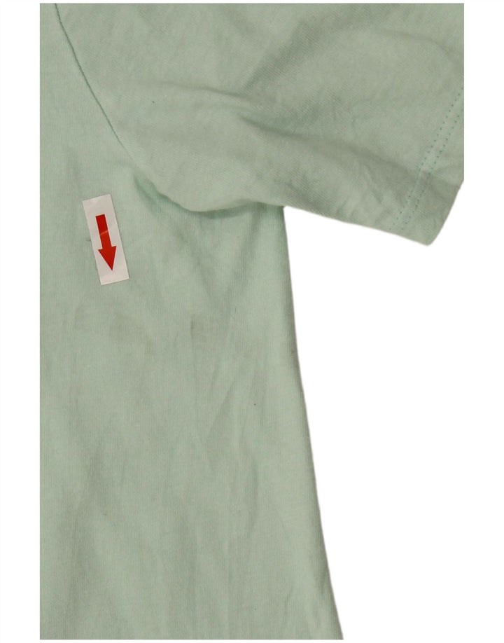 Hurley Herre Grafisk T-Shirt Top Stor Grøn Bomuld