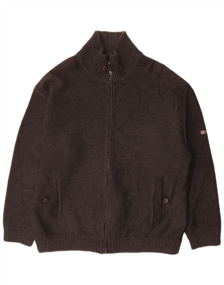 Sail Exp Herre Cardigan Sweater IT 58 2XL Grå Uld