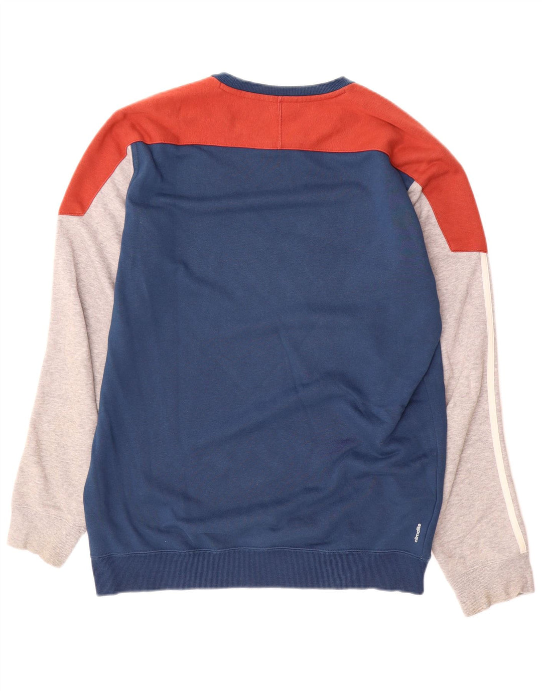 Adidas Sweatshirt til mænd Medium Navyblå Colourblock Bomuld