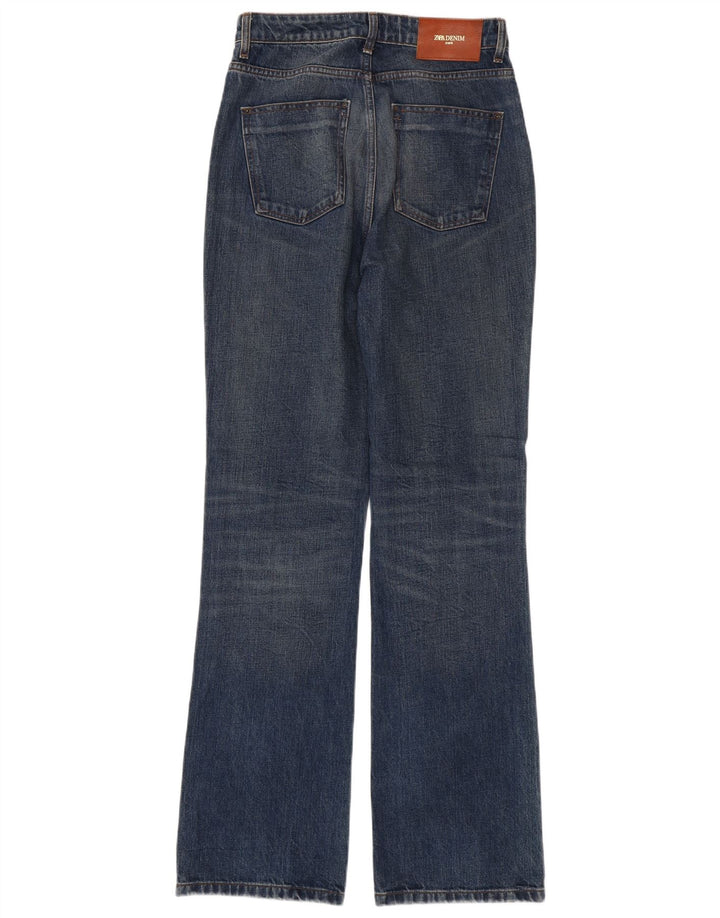 Zara Dame Bootcut Jeans EU 40 Medium W30 L35 Blå