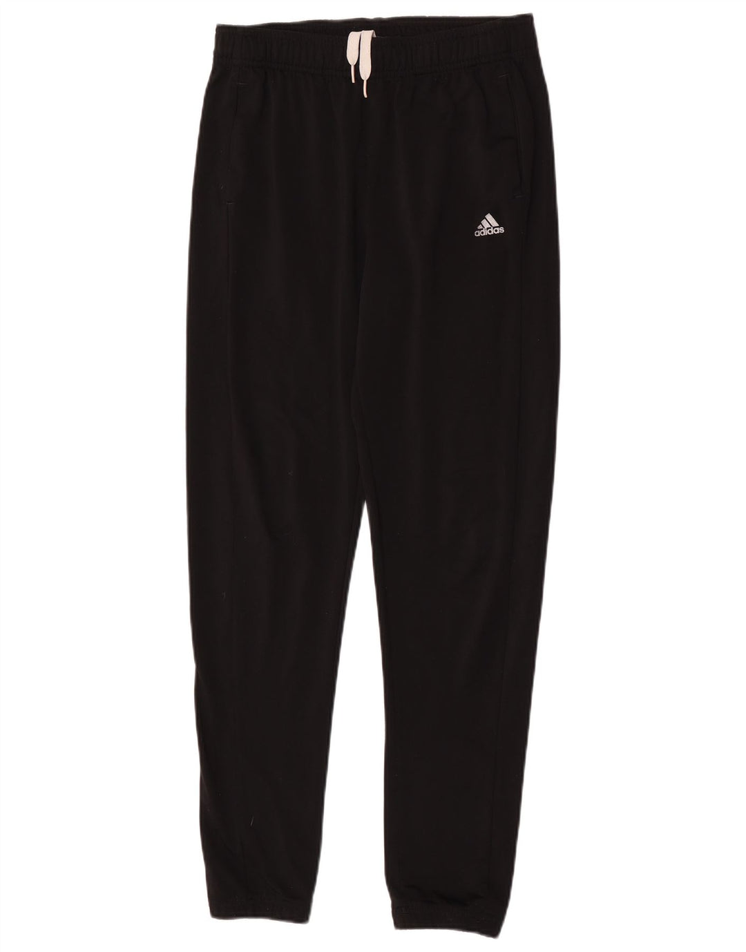 Adidas Drenge Træningsdragt Bukser Joggers 13-14 År Sort Polyester