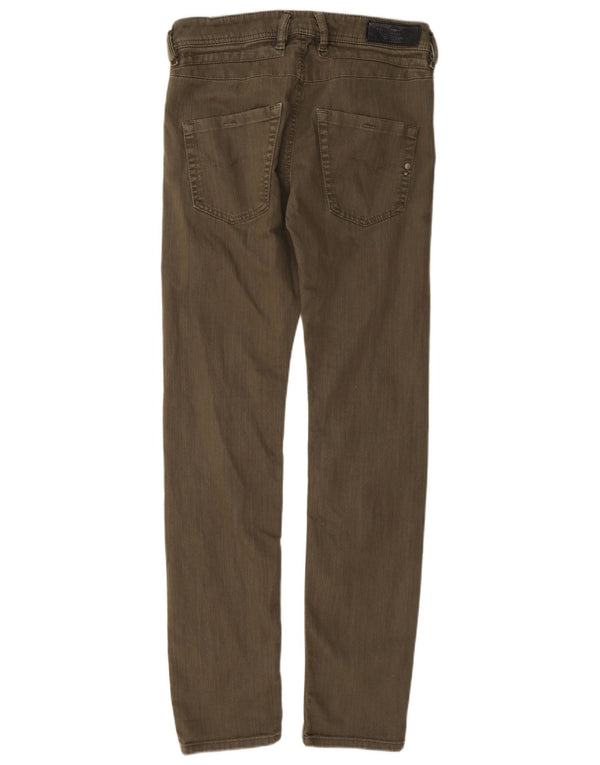 Diesel Herre Belther Slanke tilspidsede Casual Bukser W29 L32 Khaki Bomuld