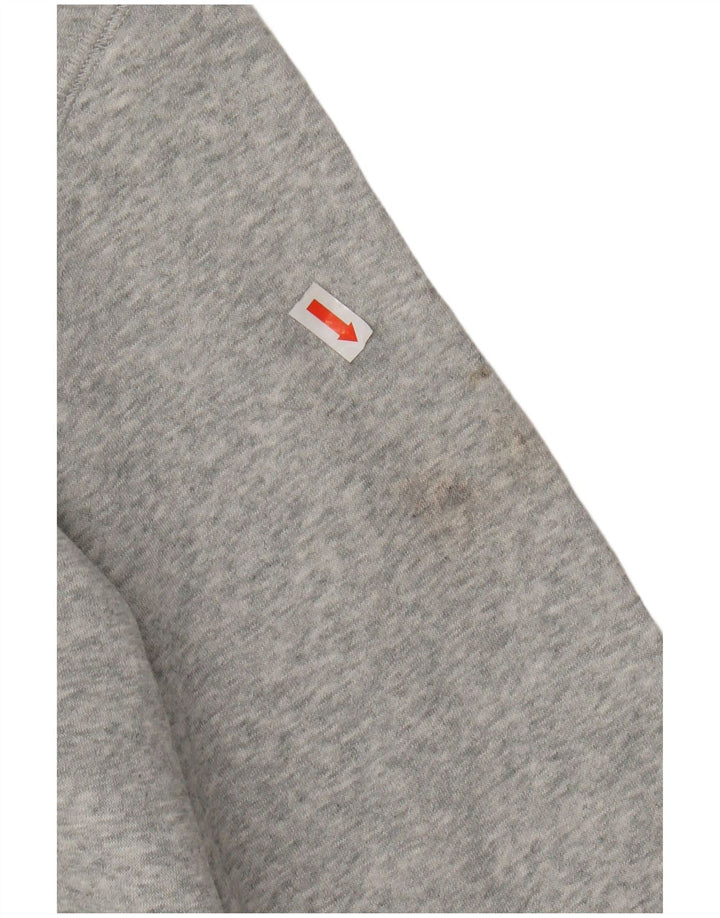 CHAMPION Boys Graphic Sweatshirt Jumper 11-12 Years Grey Flecked Cotton