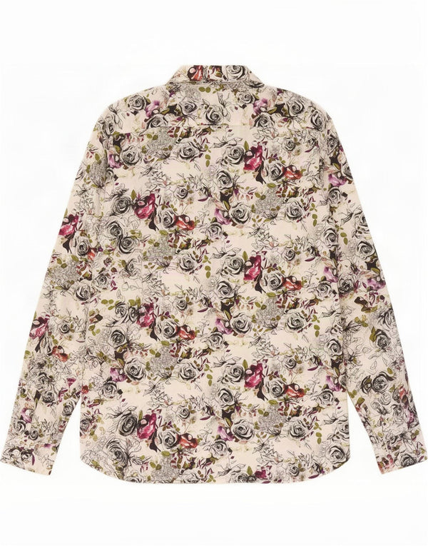 Ted Baker herreskjorte str. 5 XL Hvid blomster