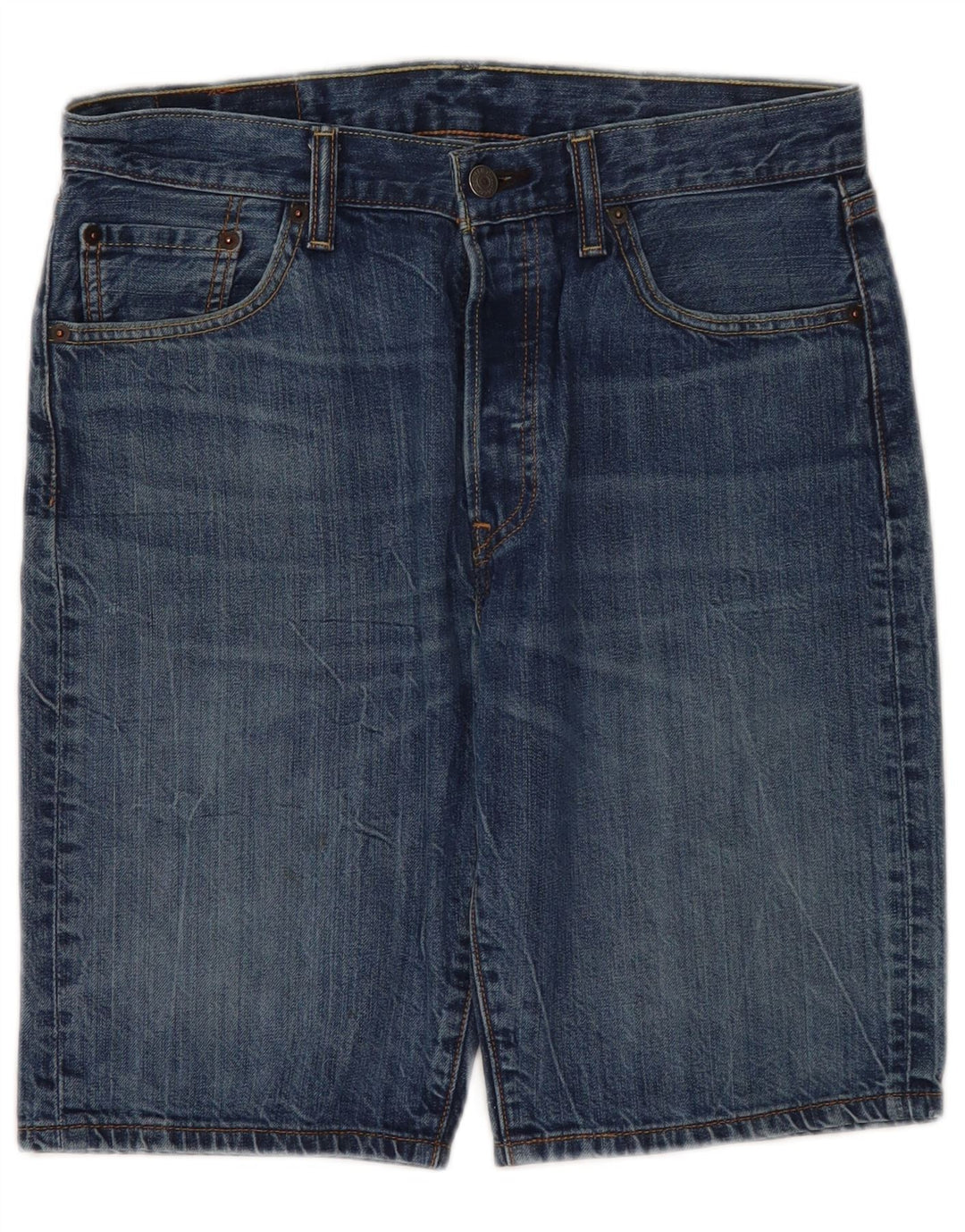 Levi's Herre 501 denimshorts W30 mellemblå bomuld