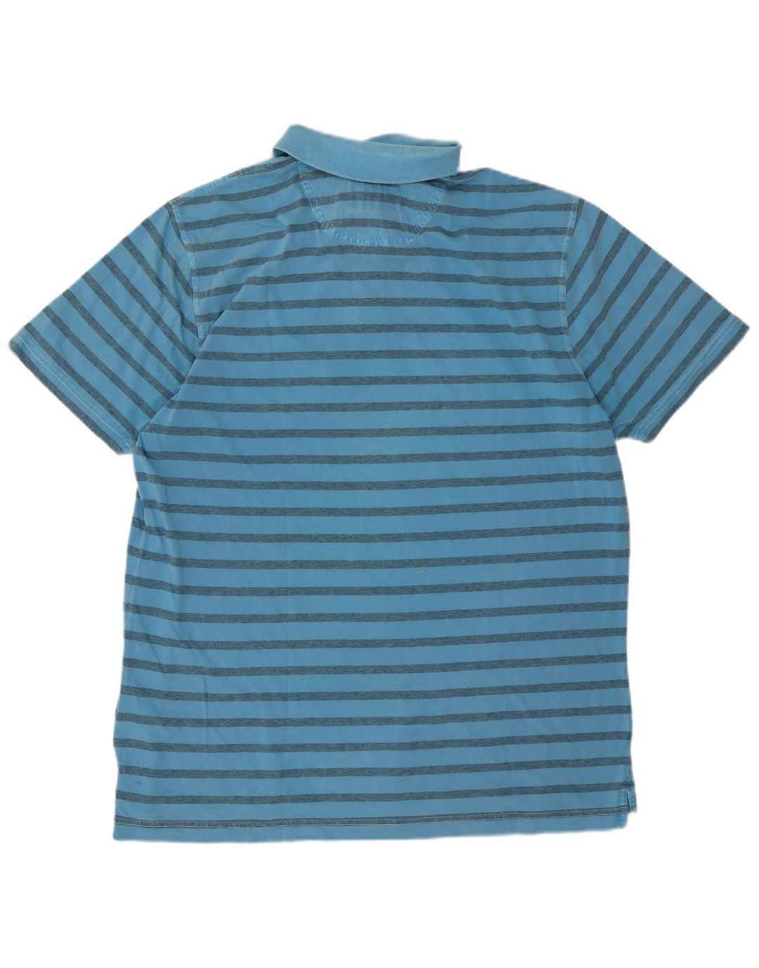 Camel Active Polo Shirt til mænd Stor blå stribet bomuld