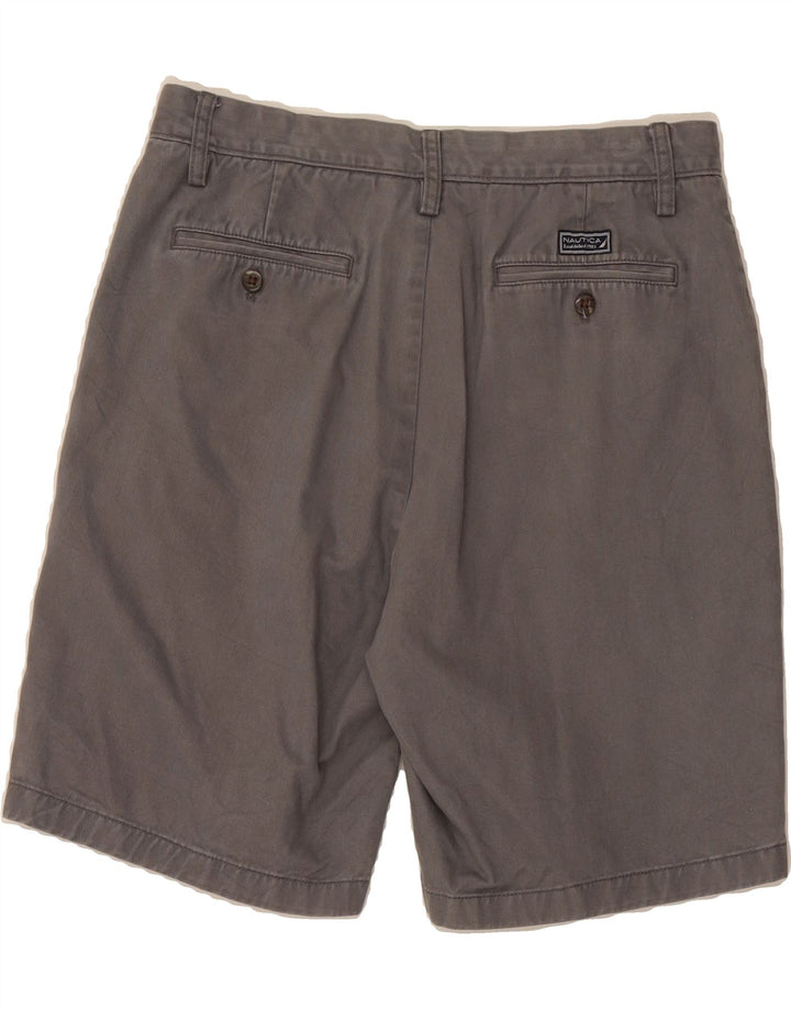 NAUTICA Mens Chino Shorts W34 Large  Grey Cotton Vintage Nautica and Second-Hand Nautica from Messina Hembry 