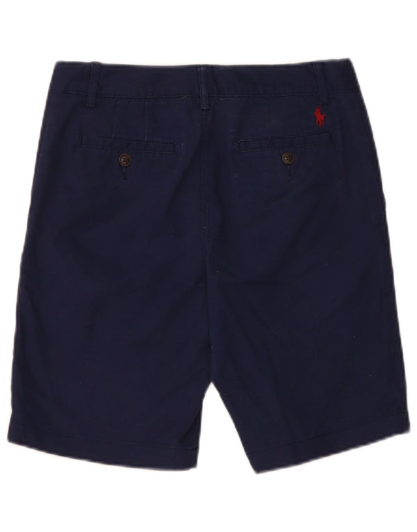 Ralph Lauren Boys Chino Shorts 11-12 år W26 Marineblå Bomuld