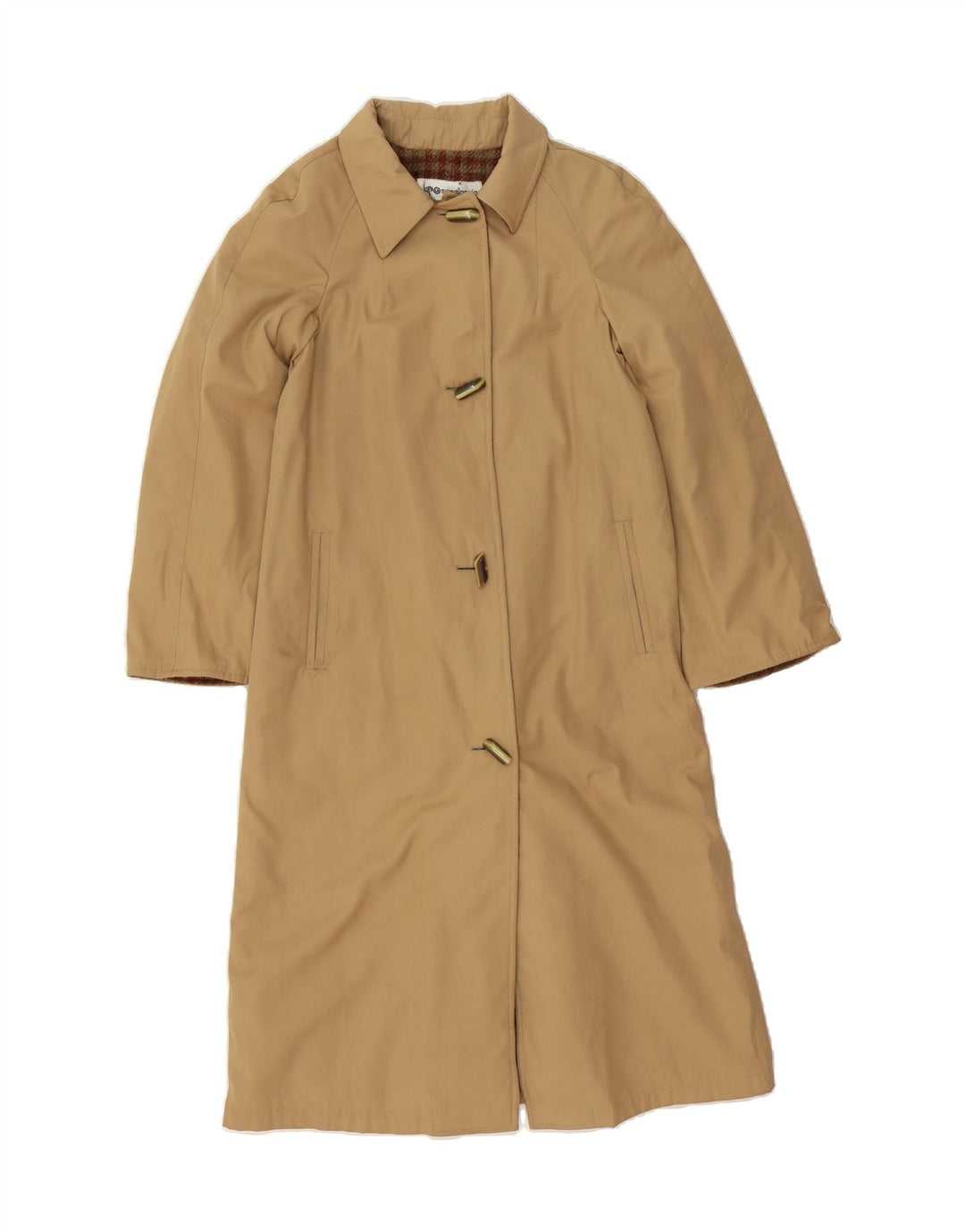 SANGIORGIO Womens Overcoat IT 44 Medium Beige Vintage Sangiorgio and Second-Hand Sangiorgio from Messina Hembry 
