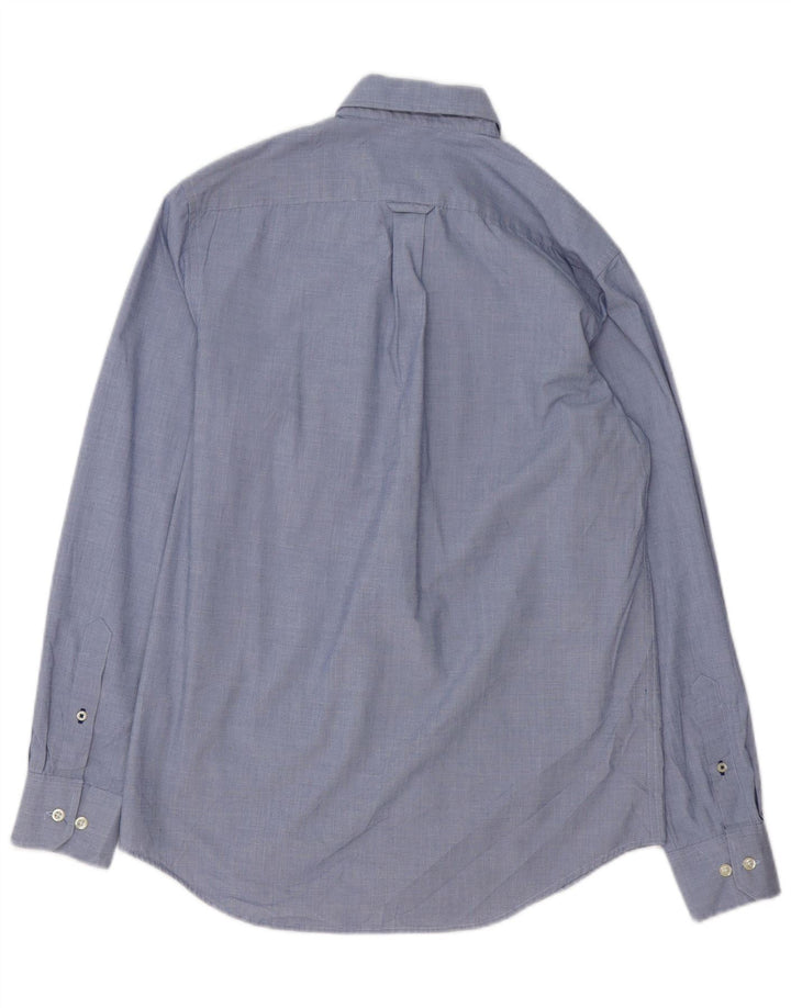 IZOD Herreskjorte lille blå bomuld