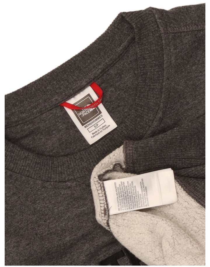 The North Face Herre Grafisk Sweatshirt Jumper Lille Grå Bomuld