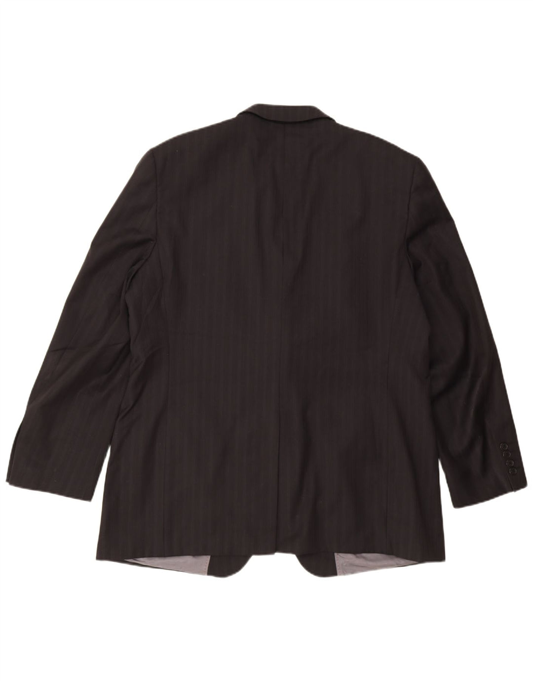 Ted Baker Herre 2-knaps blazerjakke UK 46 3XL Sort nålestribet uld